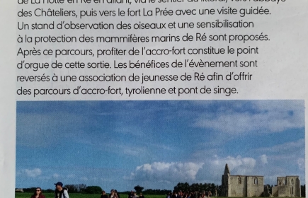 Article dans Rotarymag de juillet 2025 au sujet de la MARCHE POUR LA JEUNESSE 2025
